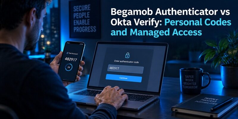 Begamob Authenticator vs Okta Verify