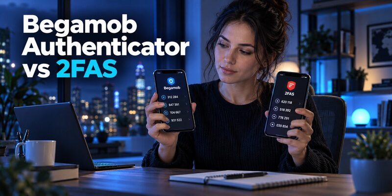 Begamob Authenticator vs 2FAS: Browser Convenience, Backups, and Mobile Fit