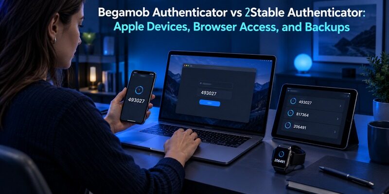 Begamob Authenticator vs 2Stable Authenticator
