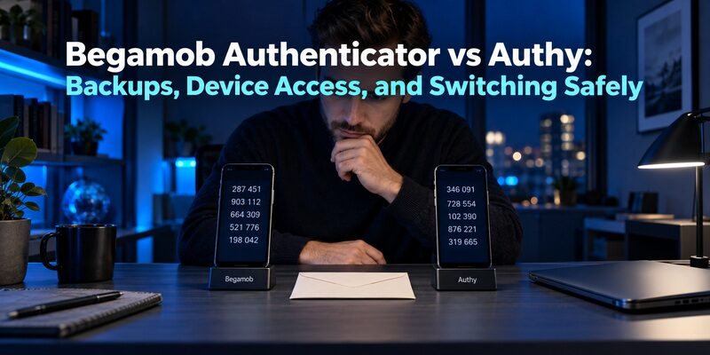 Begamob Authenticator vs Authy: Backups, Device Access, and Switching Safely