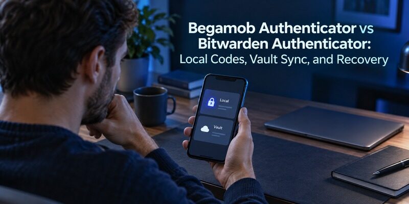 Begamob Authenticator vs Bitwarden Authenticator: Local Codes, Vault Sync, and Recovery