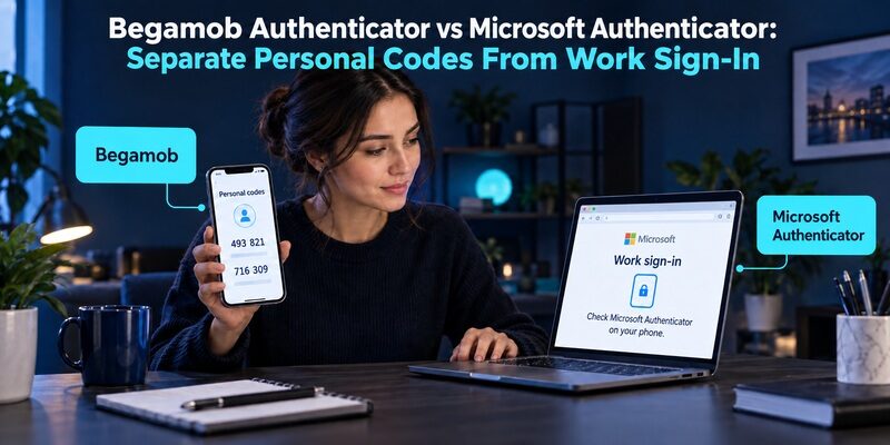 Begamob Authenticator vs Microsoft Authenticator