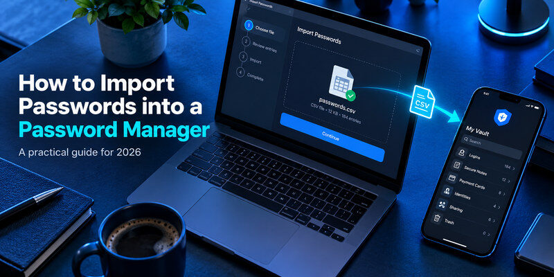 How to Import Passwords into a Password Manager Without Losing Access