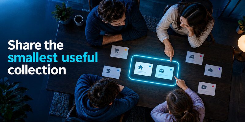 How to Share Passwords Securely with Family Without Sharing a Vault Login