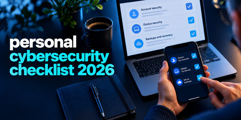 Personal Cybersecurity Checklist 2026: A Practical Monthly System